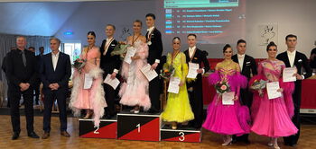 Maksym Mitiev und Michelle Uciteli beim Deutschland-Cup (Foto: Stolzenbach)