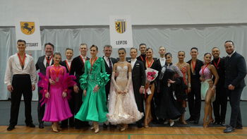 Maksym Mitiev und Michelle Uciteli beim Deutschland-Cup (Foto: Stolzenbach)