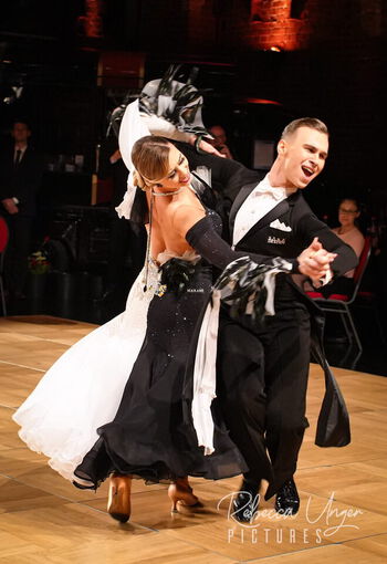 Maksym Mitiev und Michelle Uciteli beim Deutschland-Cup (Foto: Stolzenbach) Dawid Debski/Kamila Szalega (Foto: R. Unger)
