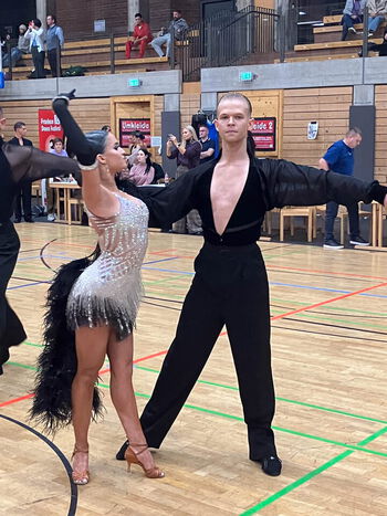 Mitiev/Uciteli mit Trainer Fred Jörgens